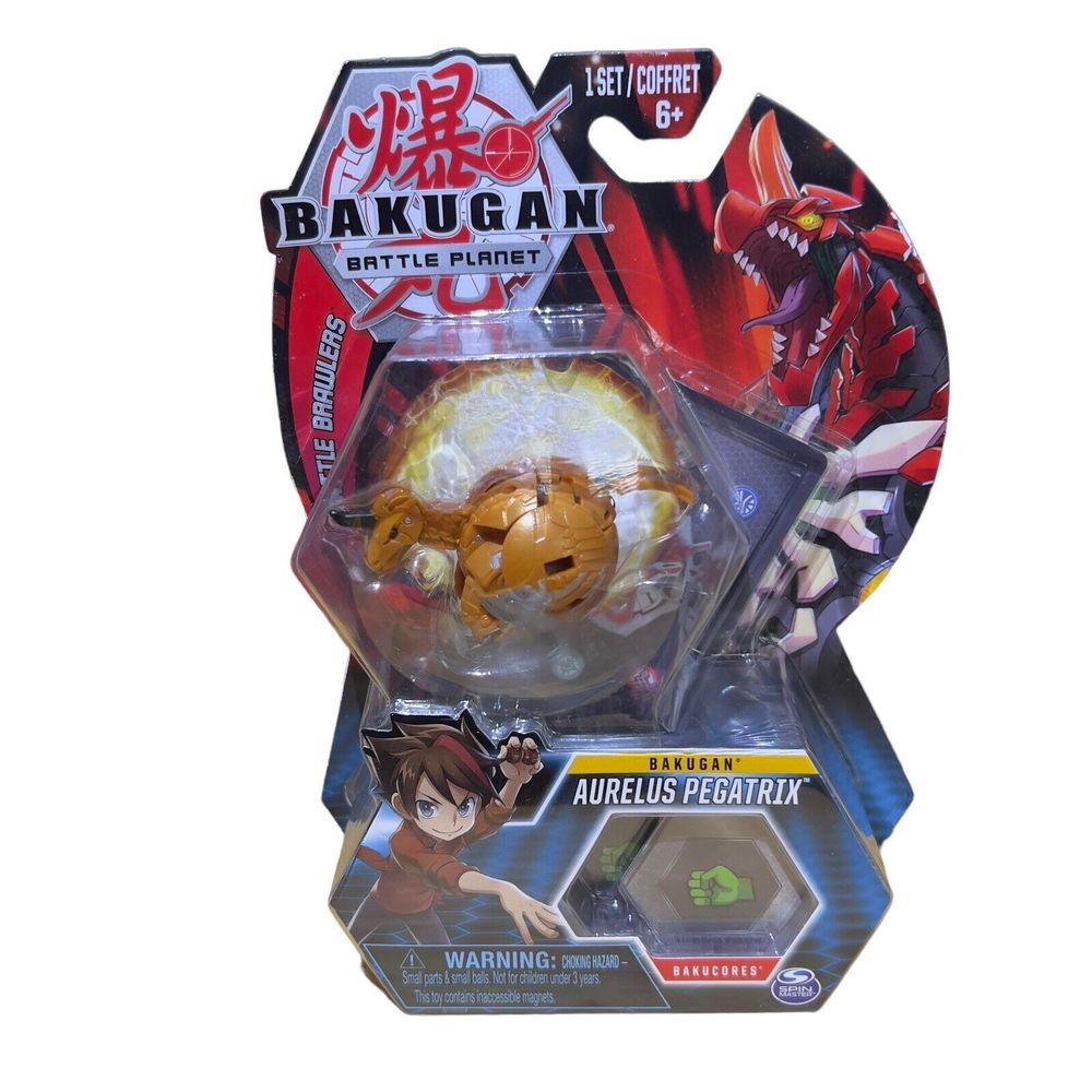 Bakugan Aurelus Pegatrix NIB Battle Planet Brawlers Spin Master - Ages 6+